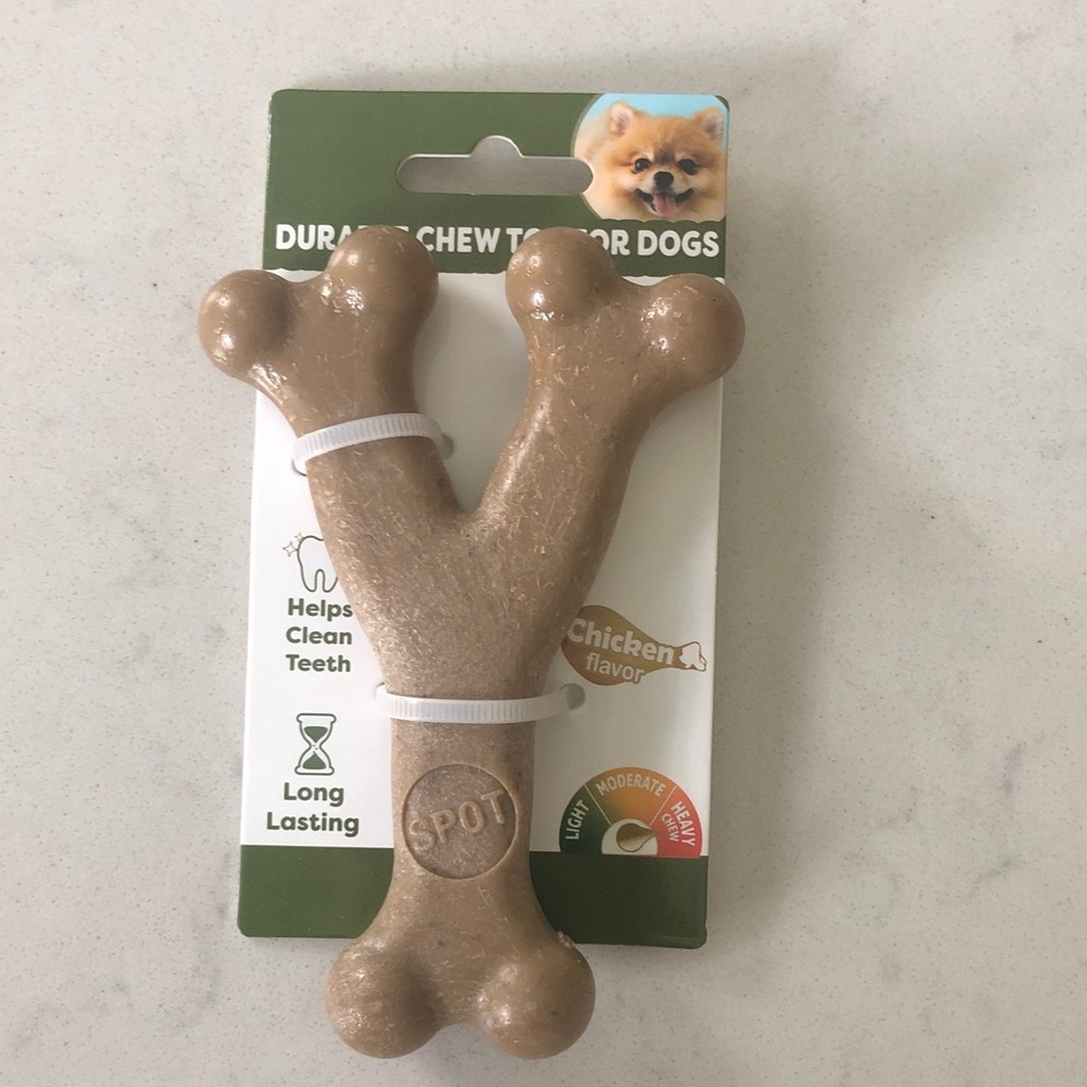 Chicken Flavor Chew Toy for Dogs - Brown